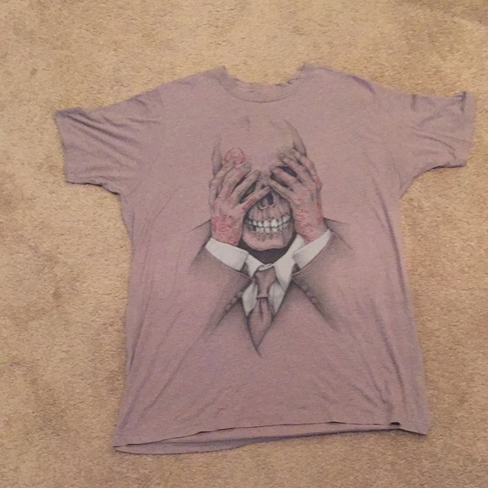 2XL rook graphic skull tee